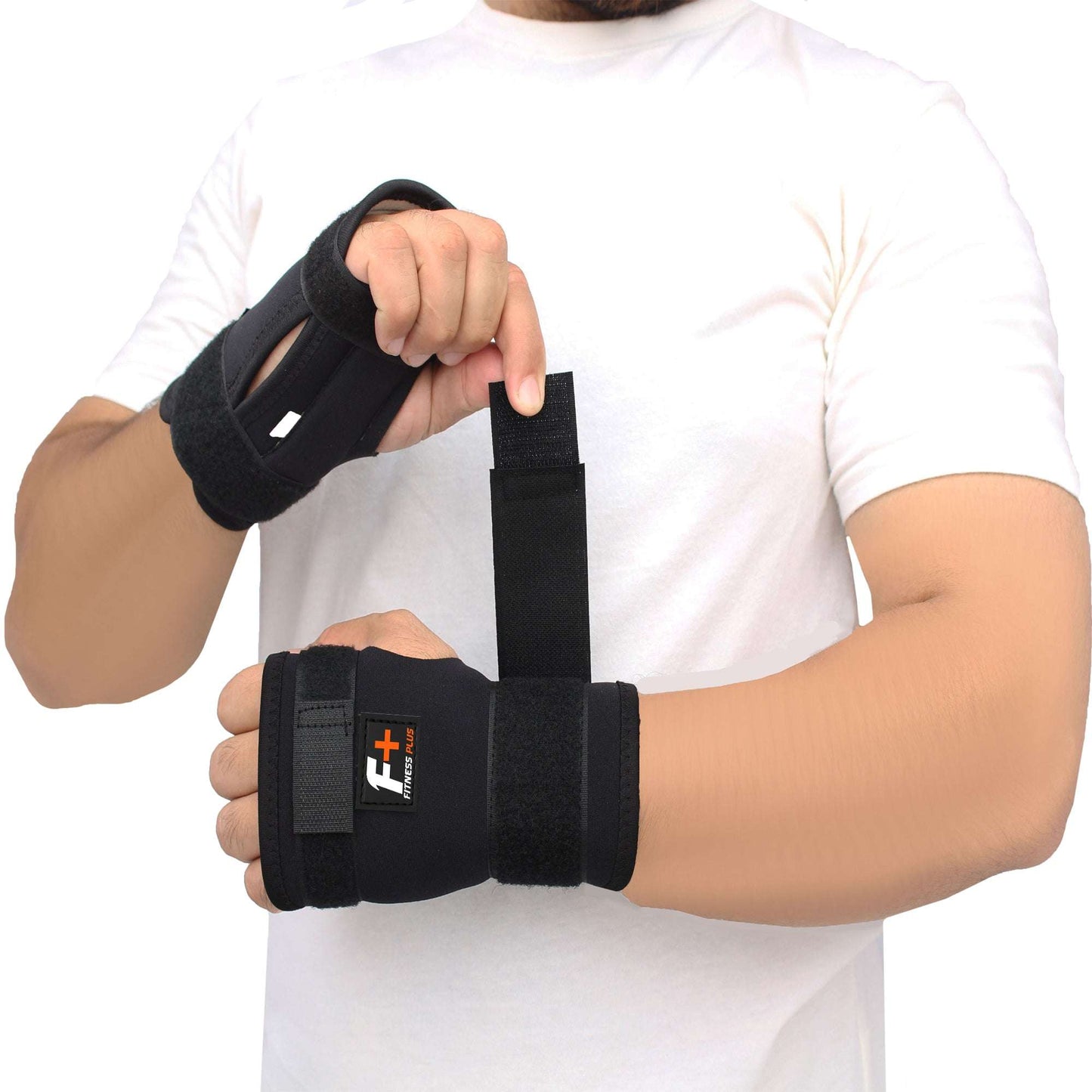 Wrist Hand Splint Pair Flexible Support Brace