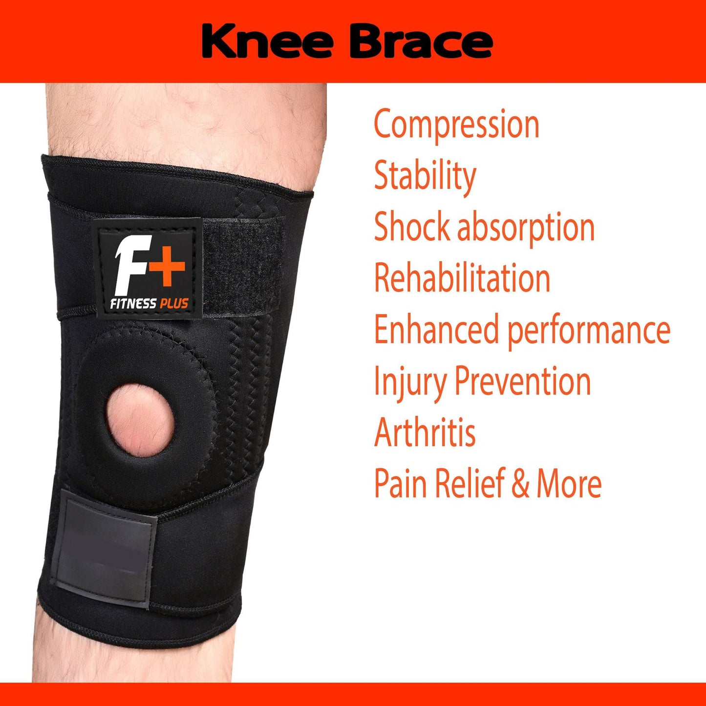 Felixebl Knee Support Brace – Flexible & Lightweight Compression Sleeve for Pain Relief, Sprains & Sports Recovery | Unisex