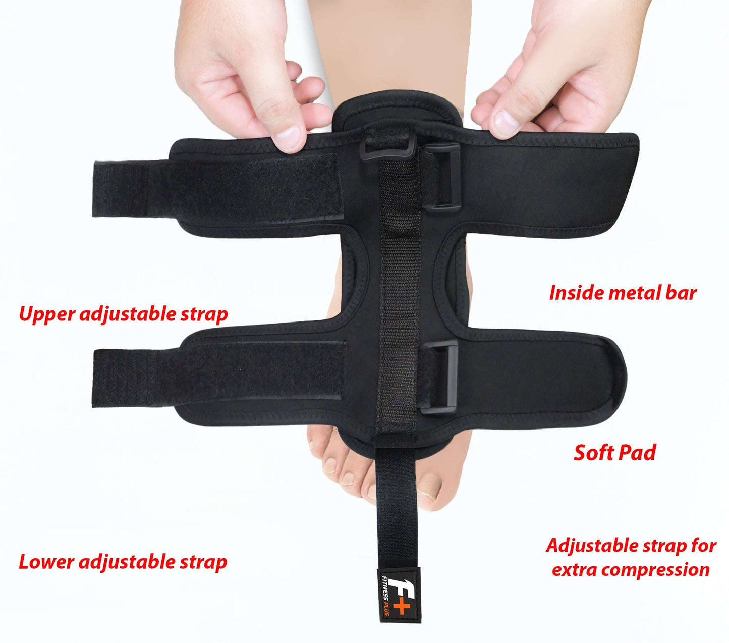 Ankle Splint Flexible Support Brace – Lightweight & Adjustable | Ideal for Sprains, Injuries & Recovery | UAE Edition