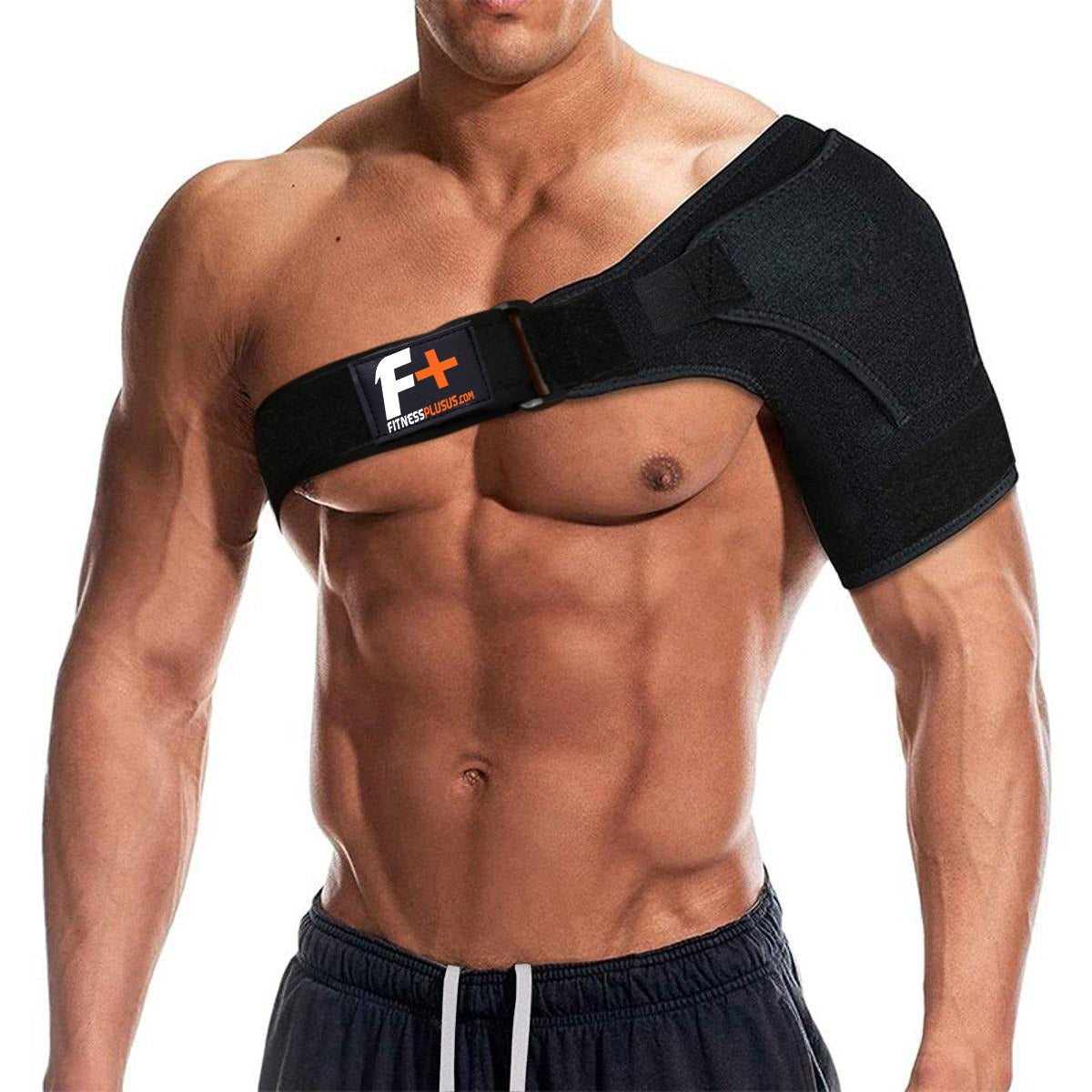 Shoulder Support Brace – Adjustable Strap for Rotator Cuff, Dislocation & Sport Gym Injury Recovery"