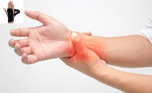 Wrist Hand Splint Pair Flexible Support Brace